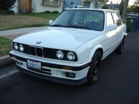 1991 white bmw 318i 4-door 1.8l e30 5 spd 4.10 lsd lots of photos and videos