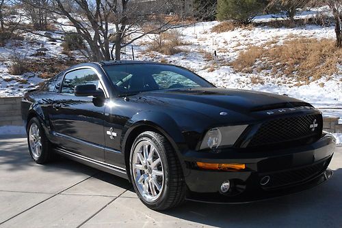 2008 ford mustang shelby gt 500 kr coupe, 1/1000 limited edition, triple black!