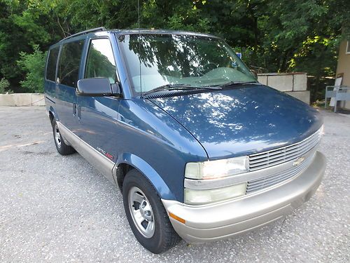 2002 chevy astro awd, 8 passanger mini van, reliable, many options, inspected
