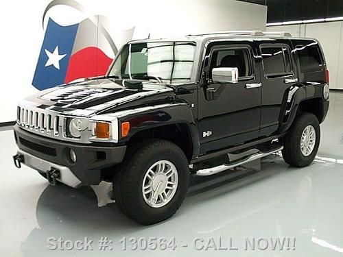2009 hummer h3 4x4 blk on blk roof rack cruise ctrl 33k texas direct auto
