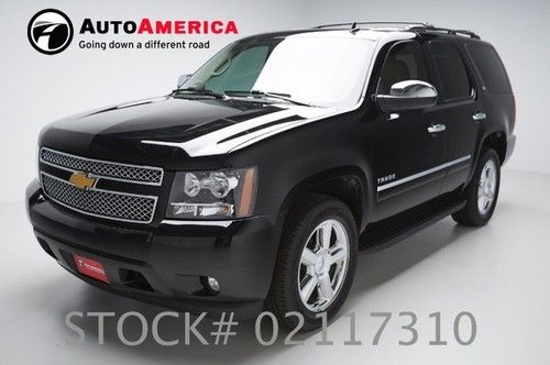 59k low miles one 1 owner 2011 tahoe ltz 4x2 nav rear buckets and ent leather