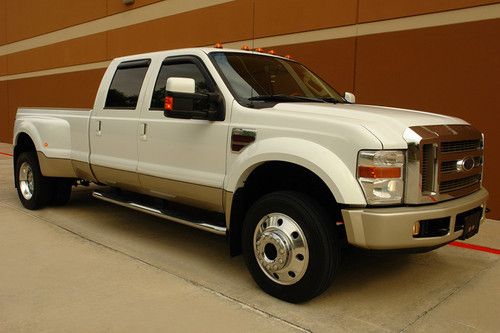 08 ford f450 king ranch 4x4 off-road crew cab diesel 4wd tv dvd train horn