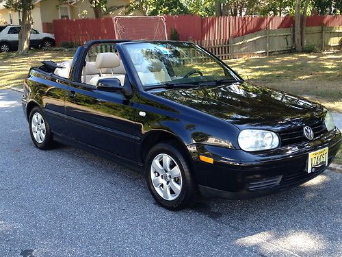 2002 vw cabrio glx 5spd heated seats, a/c