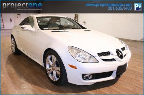 Slk350 white 53k miles one owner clean carfax