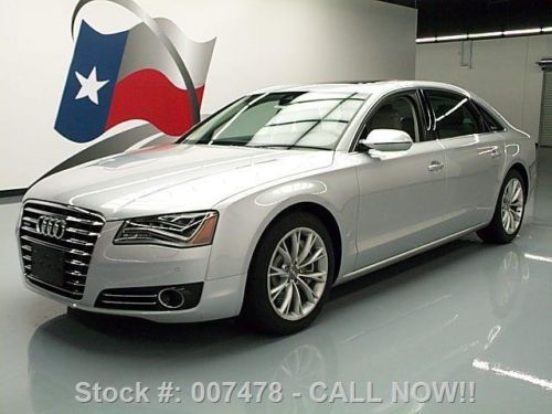 2011 audi a8 l 4.2 quattro awd solar sunroof nav 24k mi texas direct auto