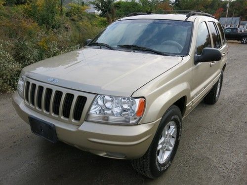 2000 jeep grand cherokee limited v8 4x4 low miles loaded no reserve