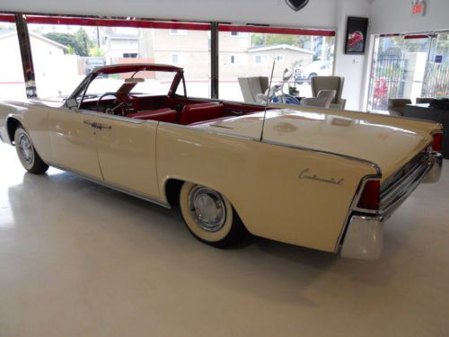 1962 lincoln continental convertible restored