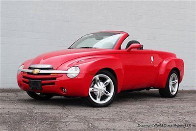 2004 chevy ssr low mi red v8 sharp! 04 05 06 ssr leather auto **like new**