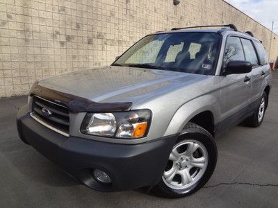 2005 subaru forester 2.5x auto awd clean free autocheck no reserve