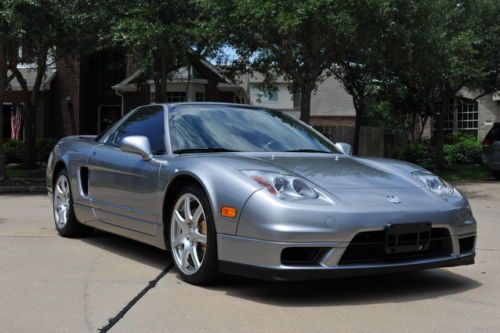 2003 nsx-t silverstone/onyx 6 speed manual mint 29,600 miles