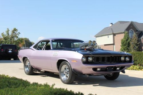 71 plymouth cuda prostreet top of the line gorgeous wow muscle car show car