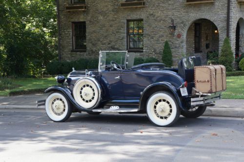 Ford shay model a replica convertable - automatic, rumble seat, lots of extras