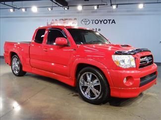 2005 toyota tacoma x runner bright red chrome wheels manual transmission cert