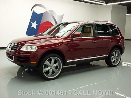 2006 volkswagen touareg v8 awd sunroof 22&#039;s only 57k  texas direct auto