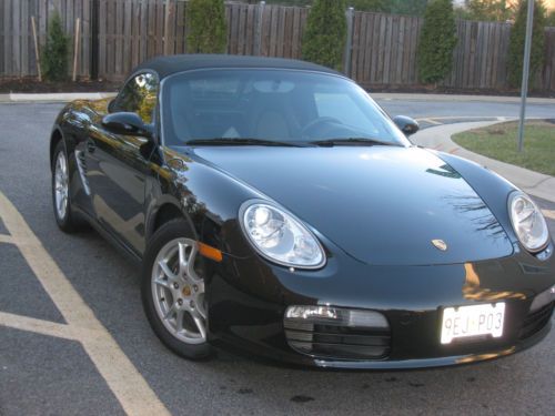 2005 porsche boxster 49k black on black, bose stereo, woman owned last 5 years