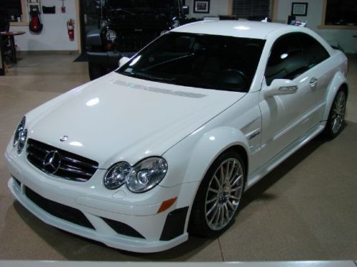 Clk63 amg black series white very rare limited production 500 hp serviced