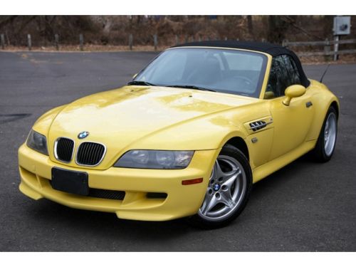 1999 bmw m roadster rare dakar yellow convertible serviced 5speed manual carfax