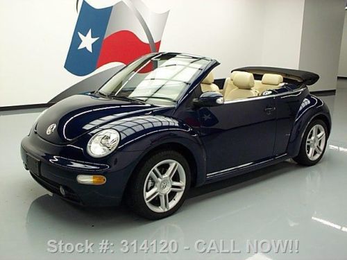 2004 volkswagen beetle turbo convertible 5spd soft top texas direct auto