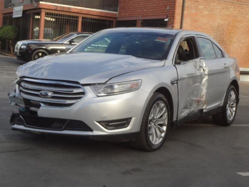 2013 ford taurus limited damaged salvage fully loaded runs! perfect project car!