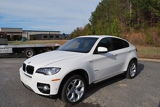 2010 bmw x6 3.5 sport pkg,  white/black leather and suede,10k miles no reserve