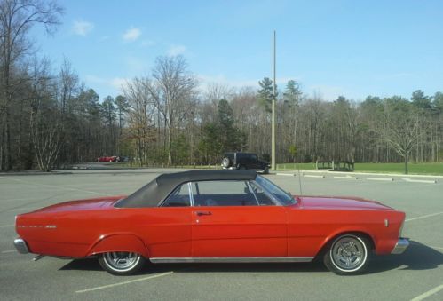 1966 ford galaxie 500 cherry red convertible 4.7l &#034;no reserve!!&#034;youtube videos