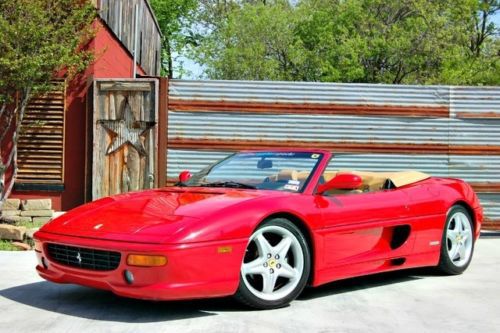 1995 ferrari 355 spider 6spd red / tan exceptionally clean &amp; locally owned!