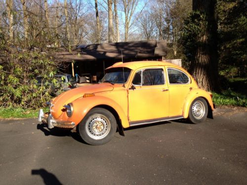 1973 super beetle  runs and drives and stops &#034;no reserve &#034; new battery new carb