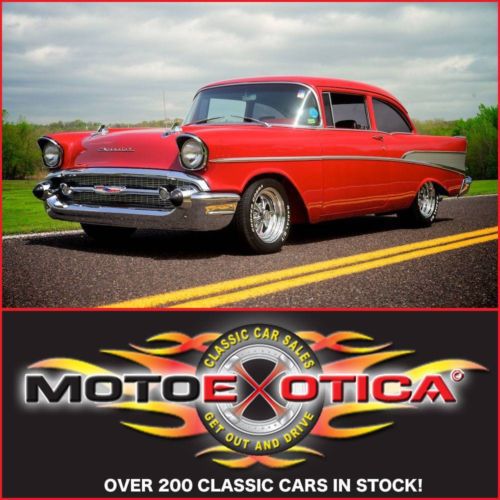 1957 chevy bel air hot rod- frame off restored - 350 lt-1 fuel injection - lqqk