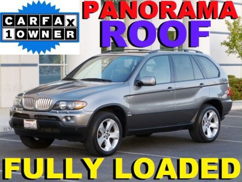 X5 sport pkg 4.4l. awd panorama roof navigation heated seats 1 owner no reserve