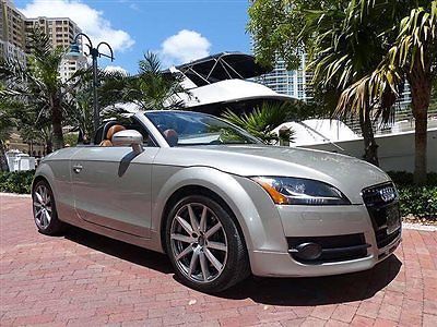 Florida carfax certified 1 owner 2008 audit tt quattro awd 3.2l convertible look