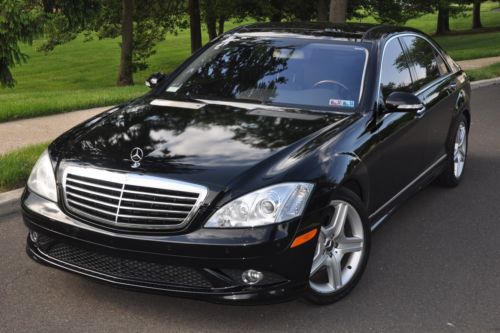 2007 mercedes benz s-class s550 amg sport package, rear seat package, rare wow!!