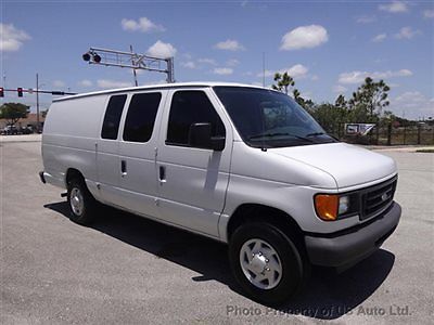 03 ford e250 xl extended cargo clean carfax florida van 4.2l warranty financing