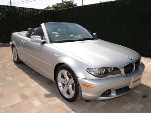 04 325 convertible only 39k miles ci sport package very clean automatic florida