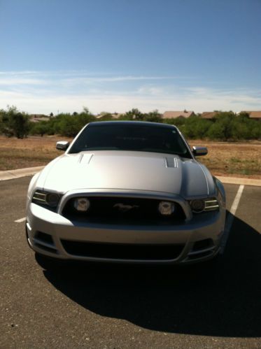 2013 ford mustang gt coupe manual track pack silver w/red lthr int most options