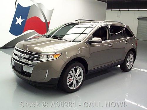 2013 ford edge limited leather nav rear cam 20&#039;s 34k mi texas direct auto
