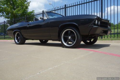 1969 chevrolet chevelle malibu convertible custom - video - blacked out classic