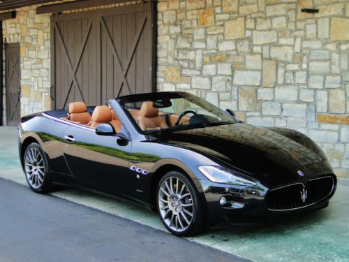 Stunning gran turismo convertible, $149k msrp, 4.7l v8, navi, 20&#034; wheels, black