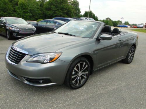 2012 chrysler 200 s hard top convertible repaired, rebuilt salvage title