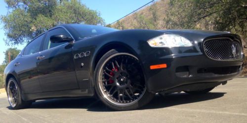 Find used Maserati Quattroporte GT 2007 - 4 Door Black Beautiful 4.2L Luxury Sports