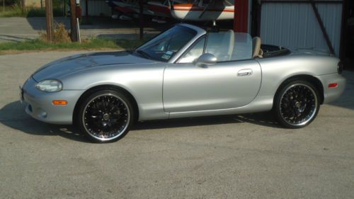 2003 mazda mx-5 miata ls convertible-mint- 6 speed with only 73k original miles