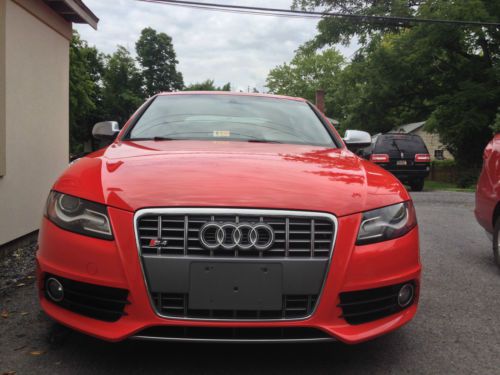 2010 audi s4 b8 mint condition 7 speed dual clutch transmission red
