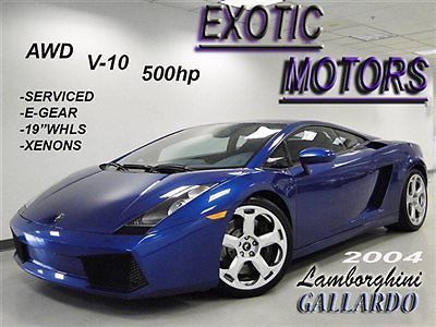 2004 lamborghini gallardo coupe awd v10!! e-gear 19wheels 500hp xenons serviced