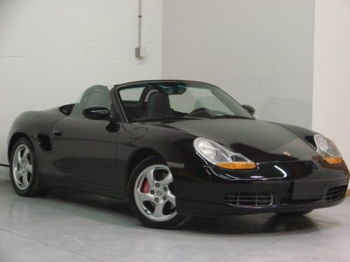 Triple black convertible 2002 porsche boxster s! great driver! great deal!