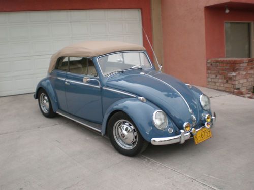 1958 vw beetle convertible brand new restoration