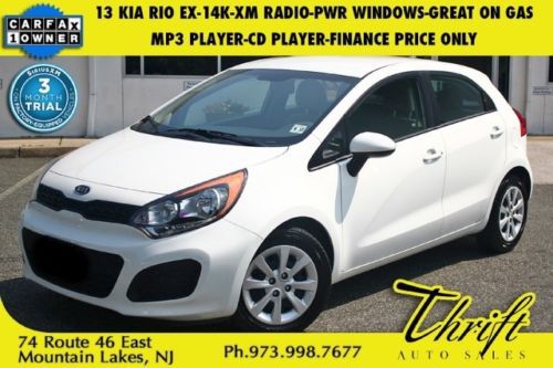 13 kia rio ex-14k-xm radio-pwr windows-mp3 player-cd player-finance price only