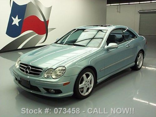 2004 mercedes-benz clk500 coupe sunroof one owner 80k texas direct auto