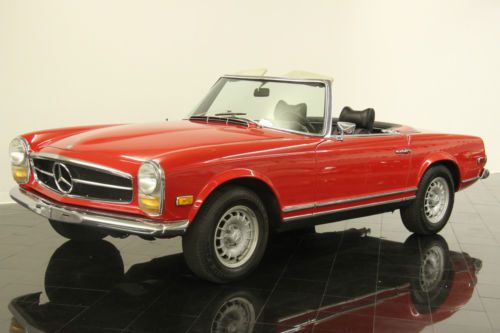 1969 mercedes-benz 280sl convertible 2.8l 6 cly 4 speed cosmetically restored
