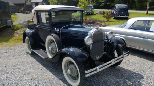 1930 ford model a sport coupe fram off restoration