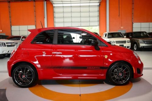 12 FIAT 500 ABARTH MANUAL 21K 1 OWNER GPS DEVICE MOONROOF ALLOYS, US $16,995.00, image 4