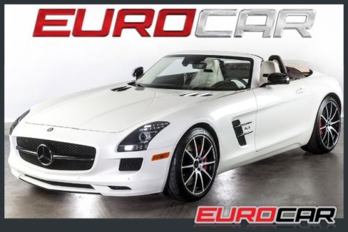 Mercedes sls gt, designo white with carbon, all options